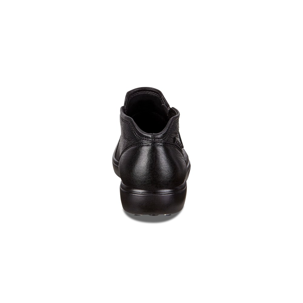 Womens Boots - ECCO Soft 7 Low - Black - 1648RVCEB